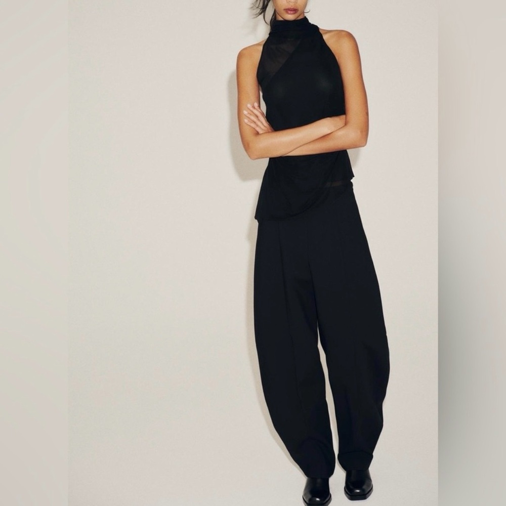 Zara Pinched foot Barrel pants